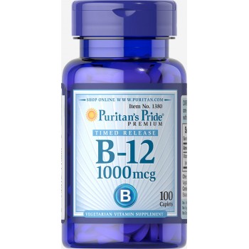 Vitamin B-12 1000 mcg Timed Release  100 Caplets