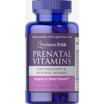 Prenatal Vitamins 100 Caplets