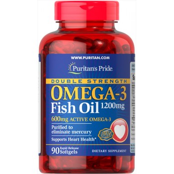 Omega-3 Fish Oil 1200 mg/600 mg Omega-3 90 Softgels