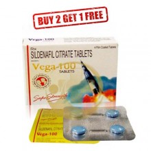 Vega (Sildenafil Citrate) 100mg Tablet - (Made in India) 