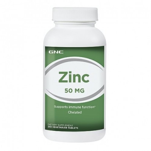 Buy Online GNC Zinc 50 mg 250 Vegetarian Tablets in Pakistan