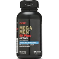 GNC Mega Men 50 Plus One Daily Multivitamin 60 Caplets